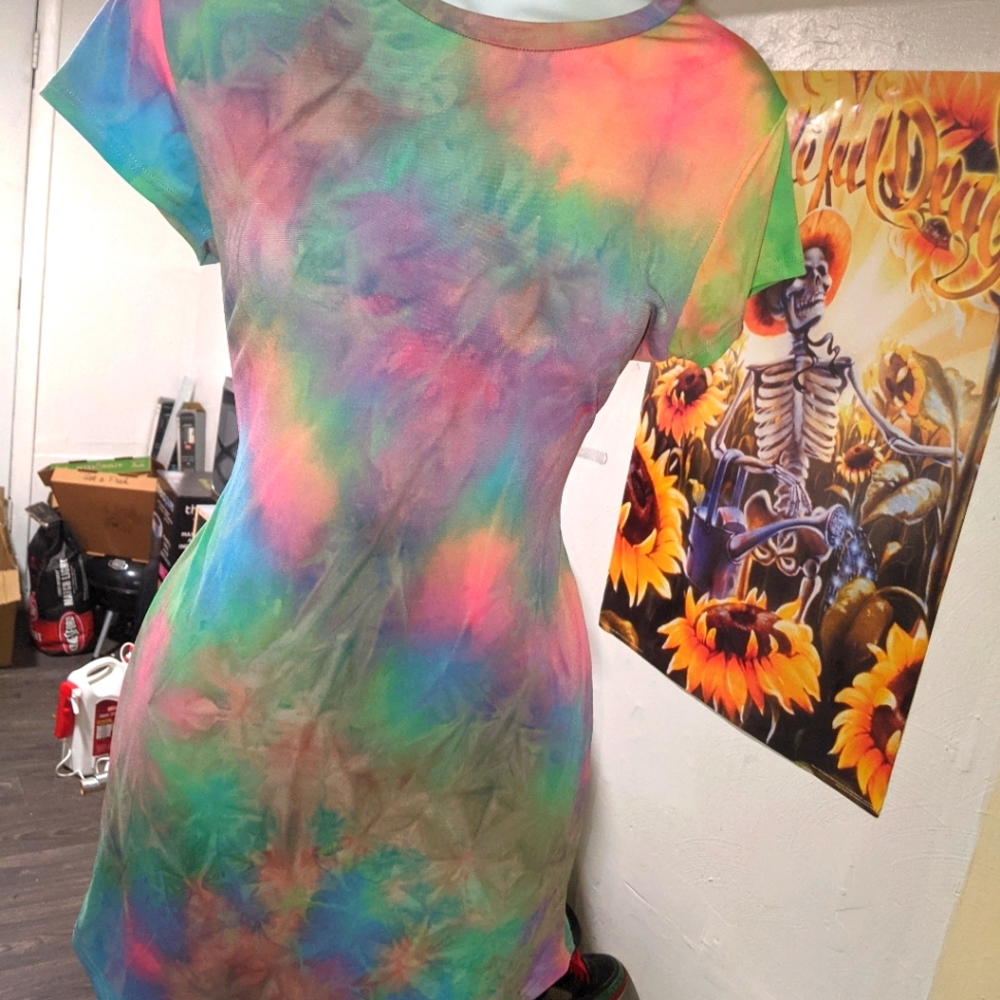 Tye dye Mini Dress